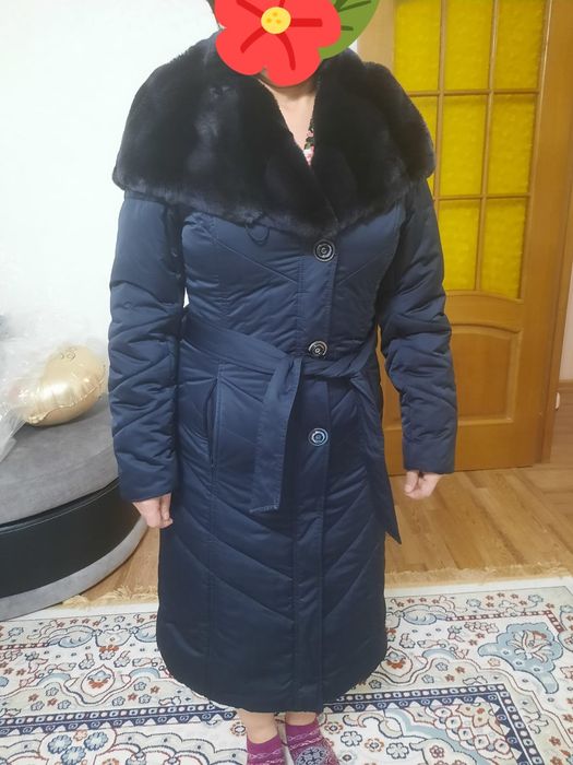 Продам куртку с норковым воротником