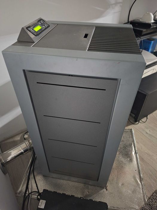 италианска пелетна печка, употребявана