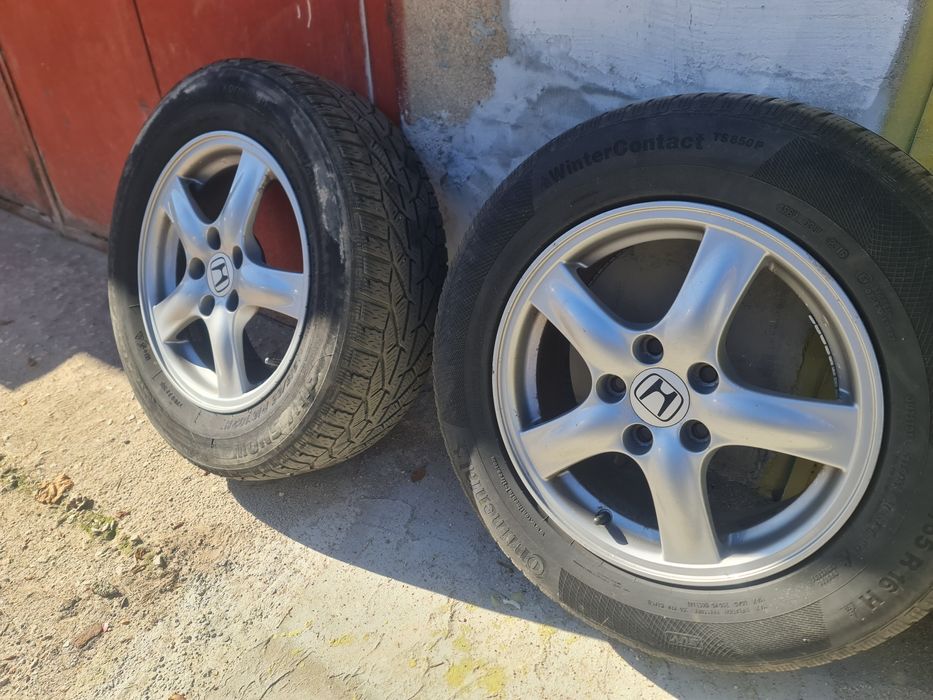 Джанти R16 5x114,3 от  Хонда Црв с зимни гуми215/65/16!