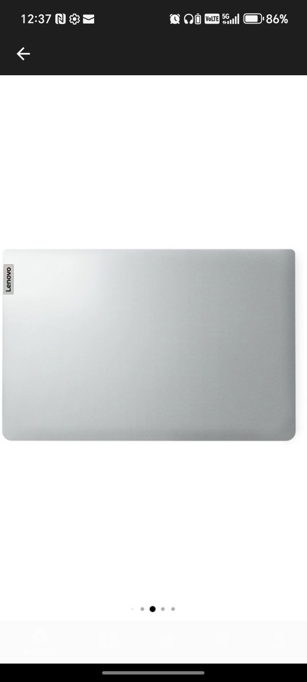 Laptop Lenovo IdeaPad 1 15IJL7 cu procesor Intel® Celeron® N5100 pana