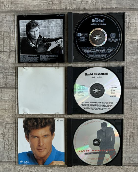 Lot 9 cd-uri originale David Hasselhoff