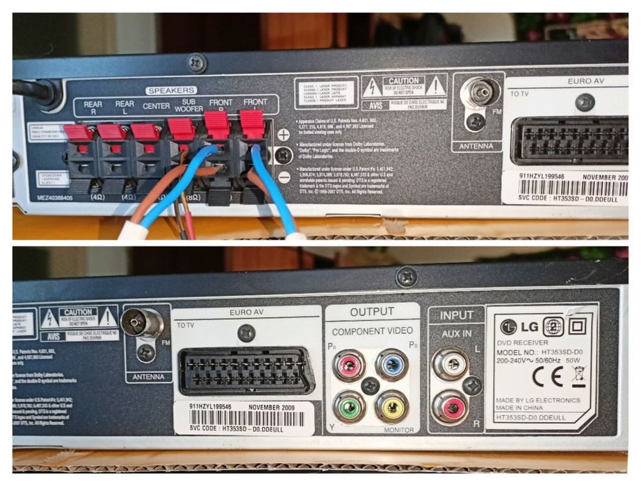 Vand un DVD/HT Player LG HT353 + subwoofer