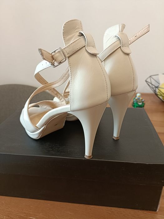 Sandale nude(mireasa) piele