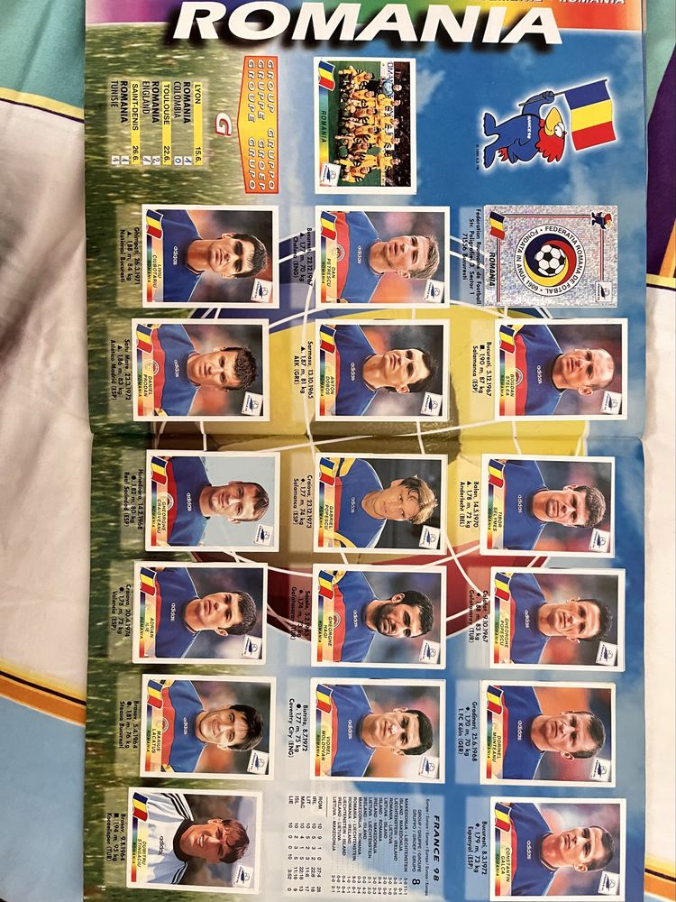 Album FIFA World Cup France 98, Panini - album complet
