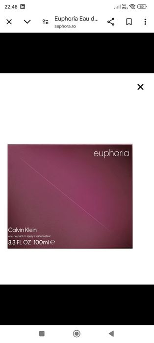 Calvin Klein Euphoria 100 ml for women