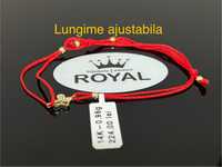 Bijuteria Royal CB : Bratara cu snur bile aur 14k 0,96 grame