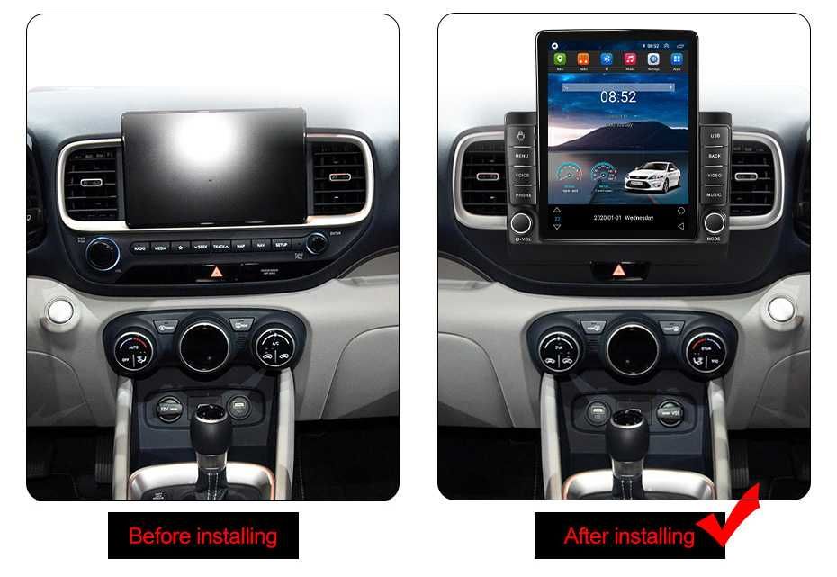 Navigatie Hyundai Venue 2019-2020,Tesla, Android, 2+32GB ROM,10inch