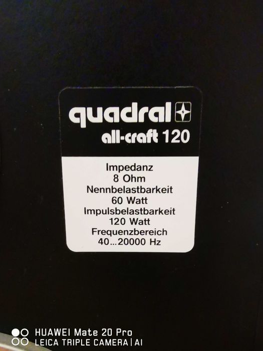 Тонколони Quadral all craft 120