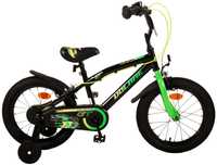 Bicicleta pentru baieti Volare Super GT, 16 inch, culoare negru/verde,