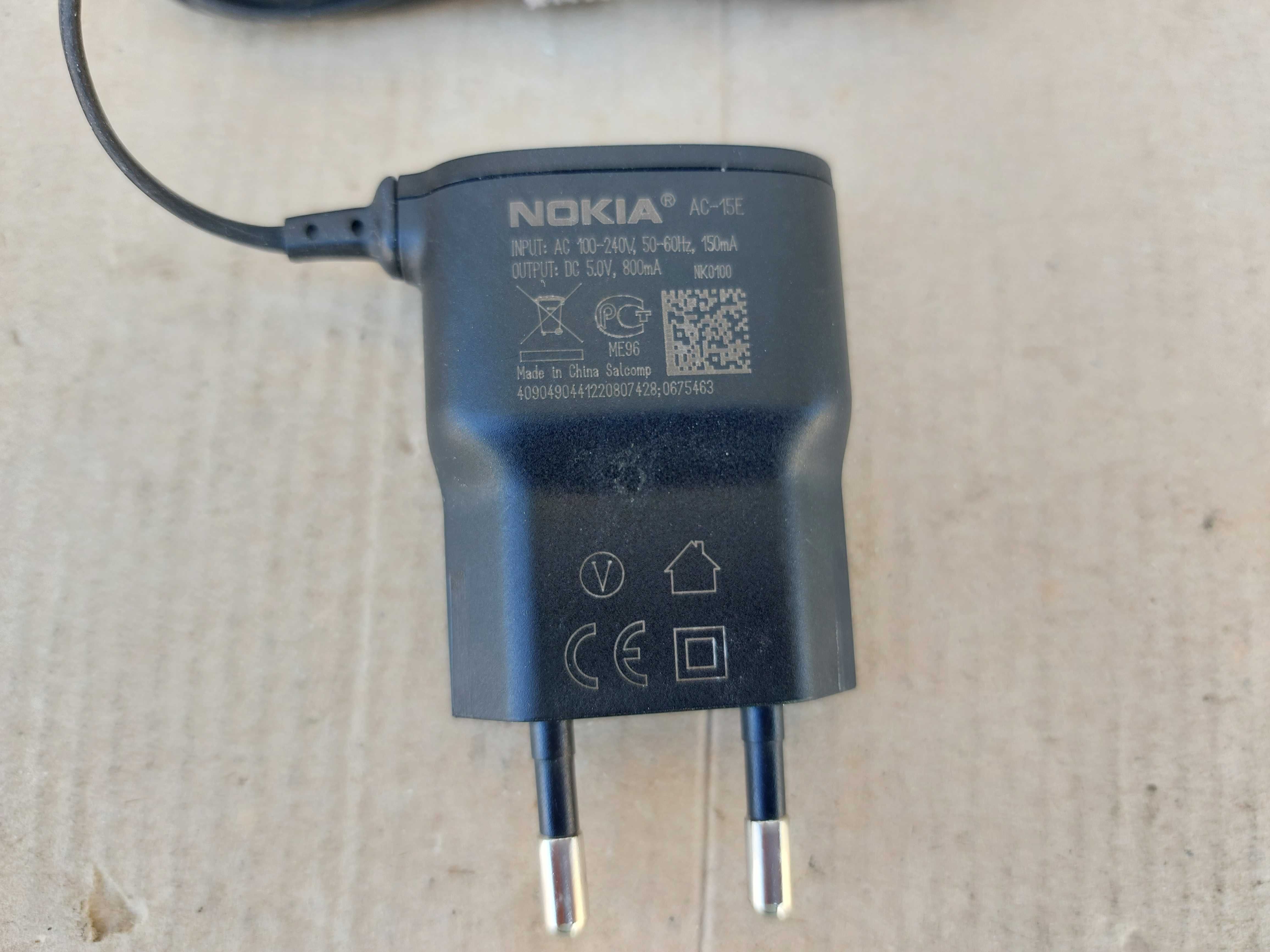 Nokia зарядно тънка букса AC-15E Нокиа