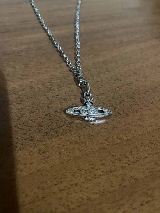 Vivienne Westwood Saturn Necklace Silver