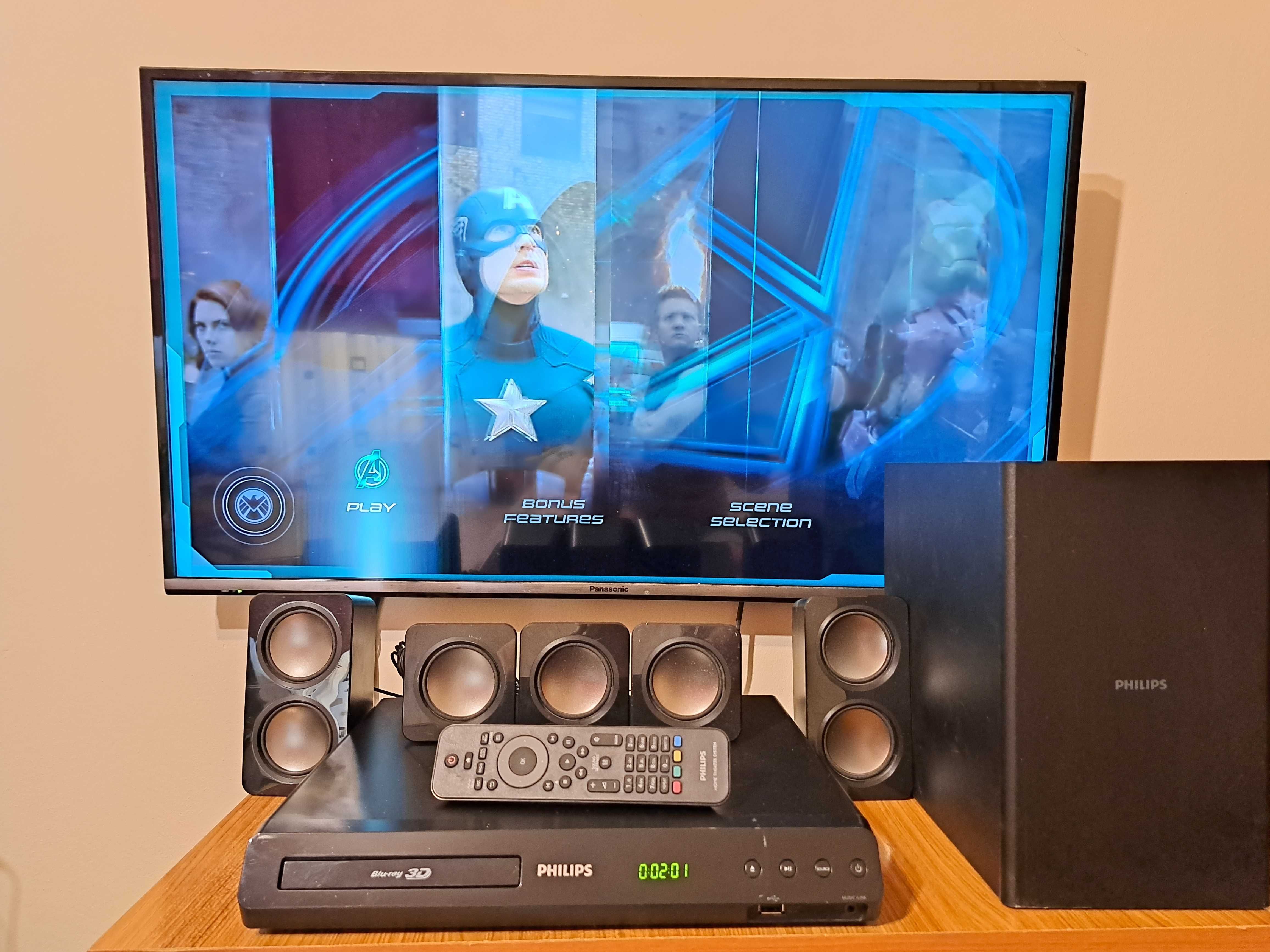 Home cinema bluray 3d Philips HTB3560