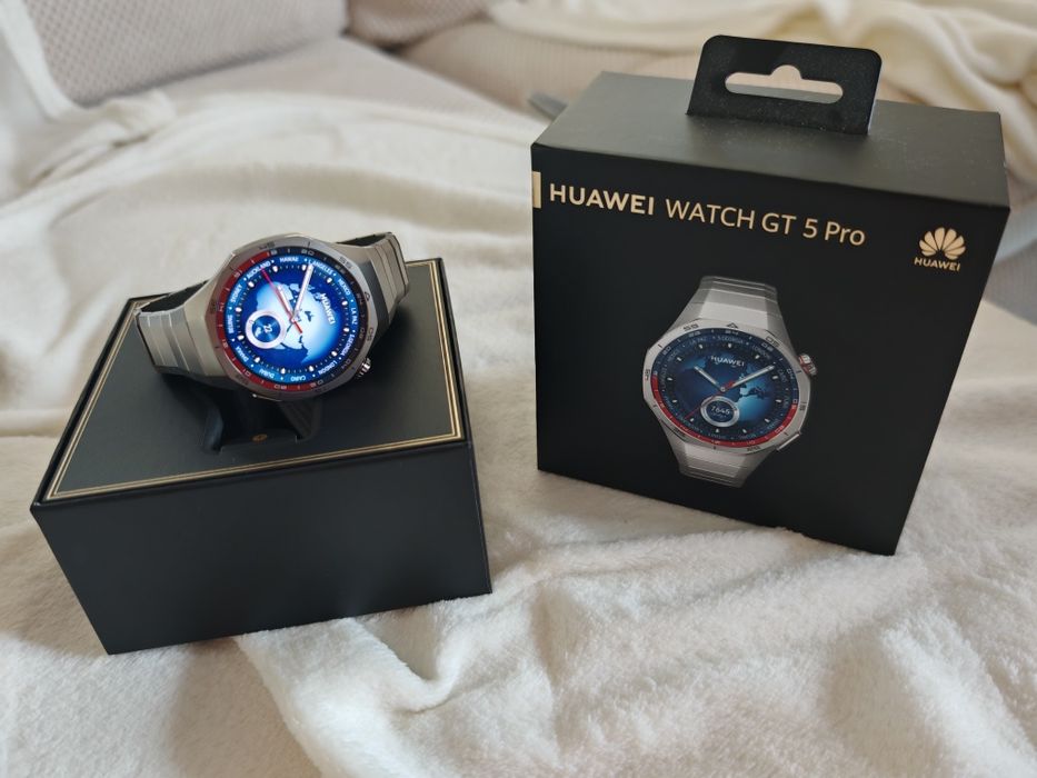 Huawei Watch GT 5 Pro, 46MM, Titanium Case, Titanium Strap