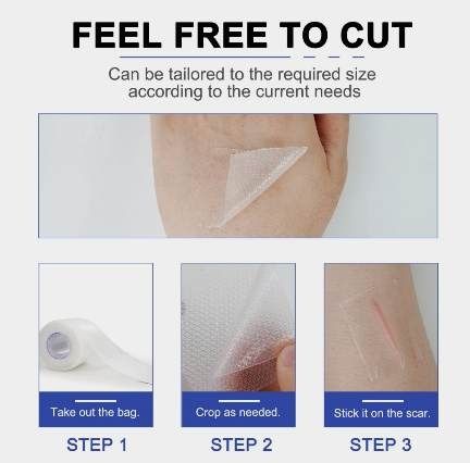 Силиконовый пластырь для лечения шрамов