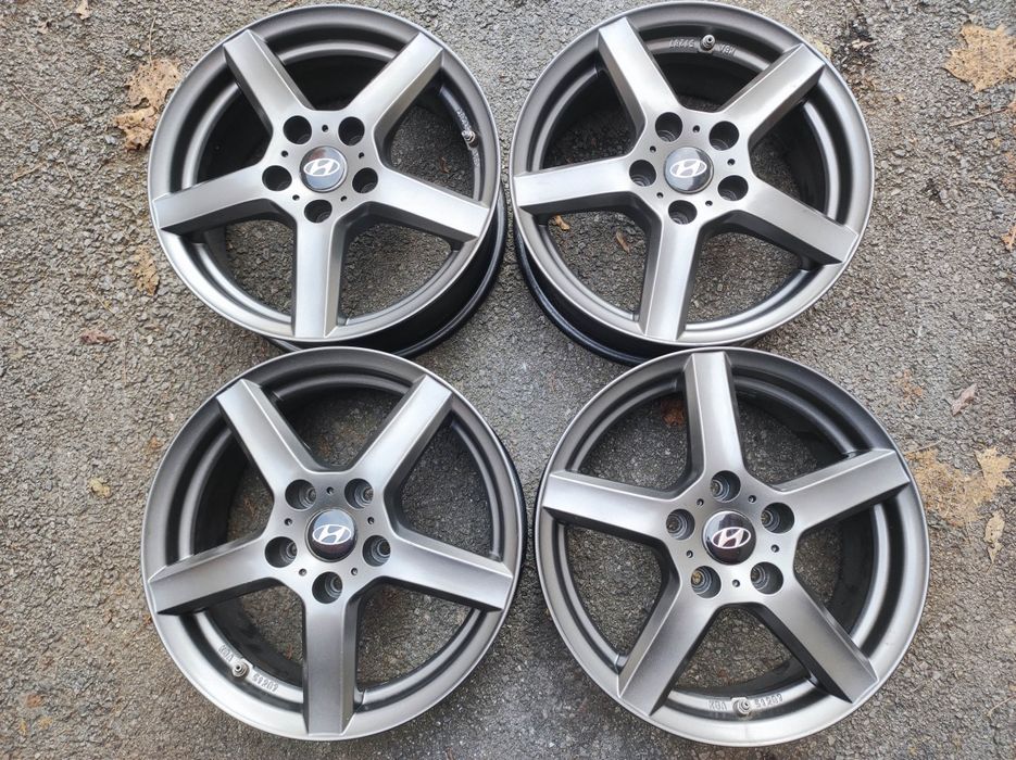 Хюндай; Киа – 16 цола 5x114,3; 4 бр. лети джанти, цвят графит