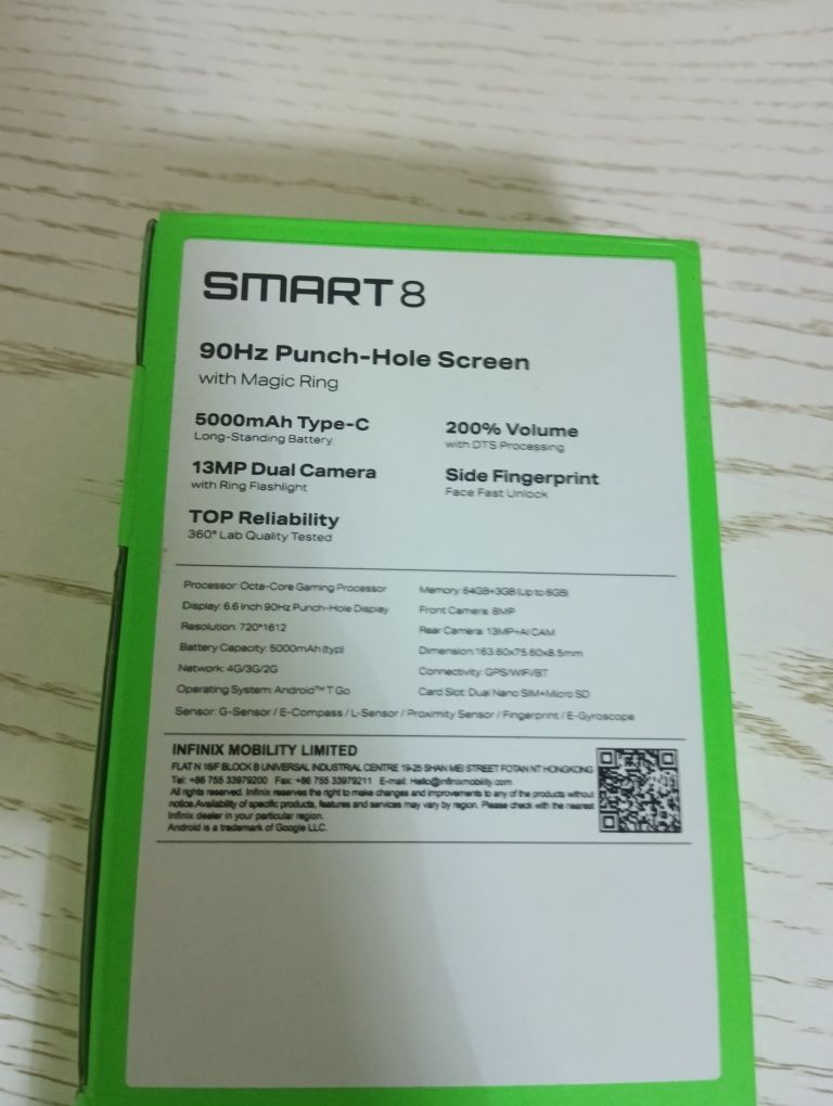 Infinix smart 8.