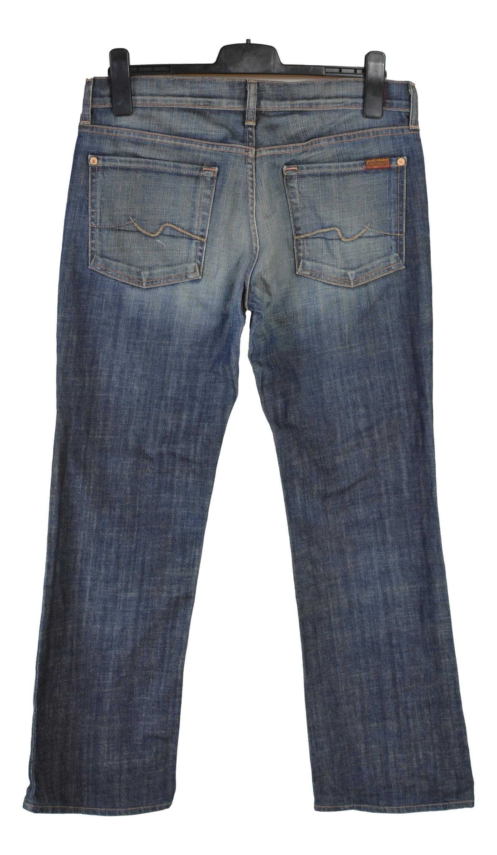 Blugi Dama 7 For All Mankind Bootcut Marimea W33 L30 Albastri EE29