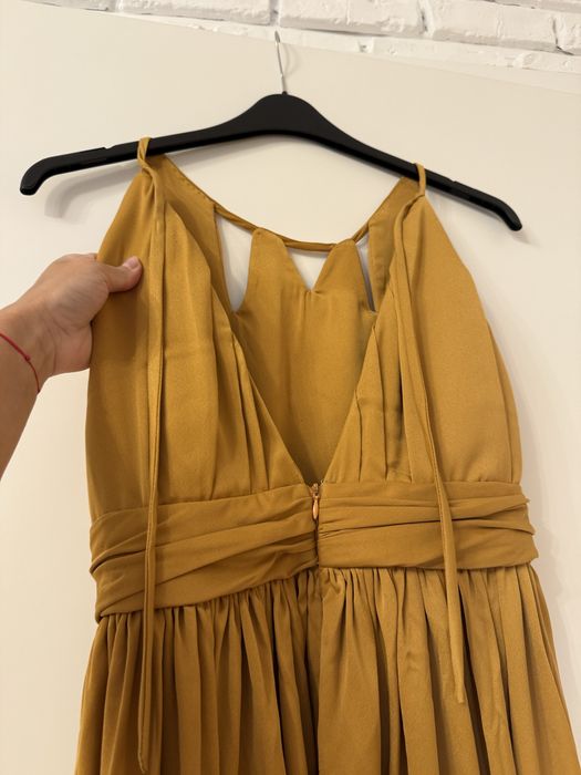 Rochie de seara mustar