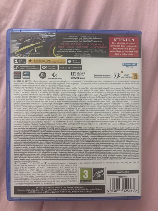 F1 25 Ps5 ( Formula 1 )