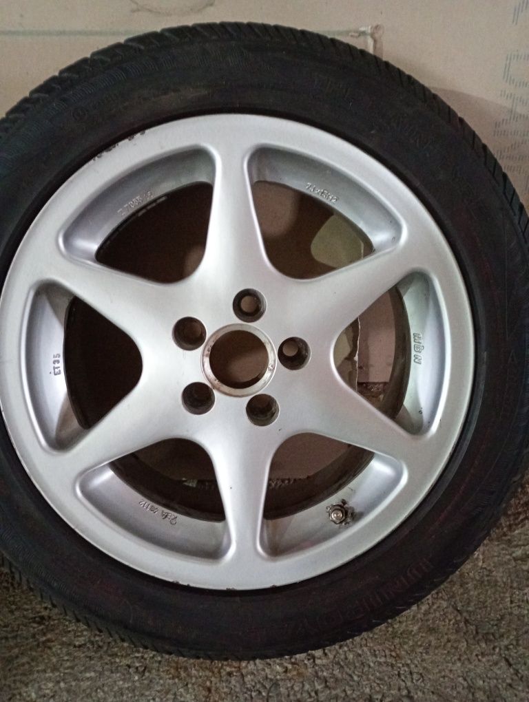 VW GOLF 3 GTI джанти със летни гуми 205/50/15 7J ET35 5x100 цо 56