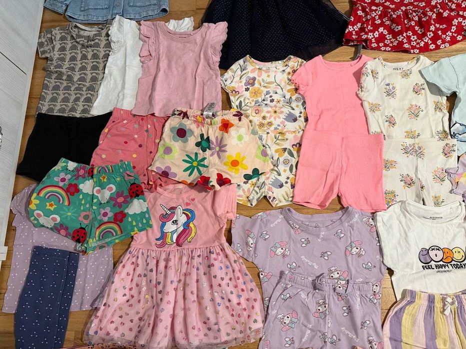 Голям летен лот за момиче 86/92 - 70+ части - 2 лв. на дрешка