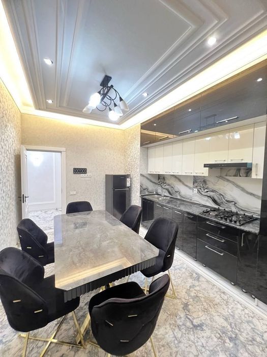 НОВОСТРОЙКА 1/7/9 Евроремонт Мебель+Техника [44м²] Чиланзар 14 квартал