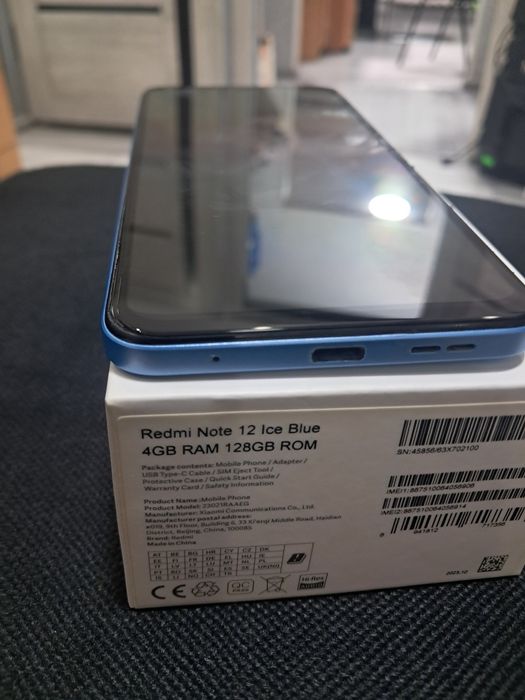 Redmi Note 12 Ice blue 4/128gb