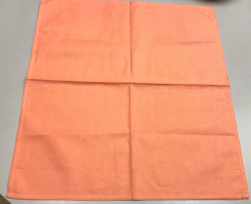 Сини салфетки и каре "пепел от рози"