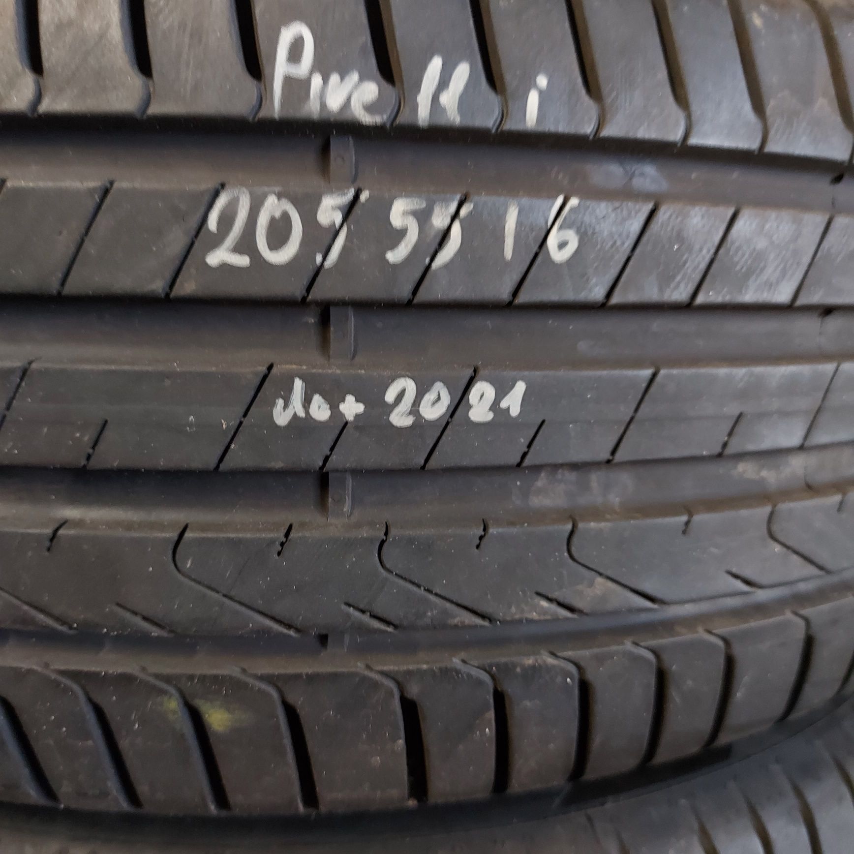 205/55/16"Pirelli 2бр.гуми. дот2021