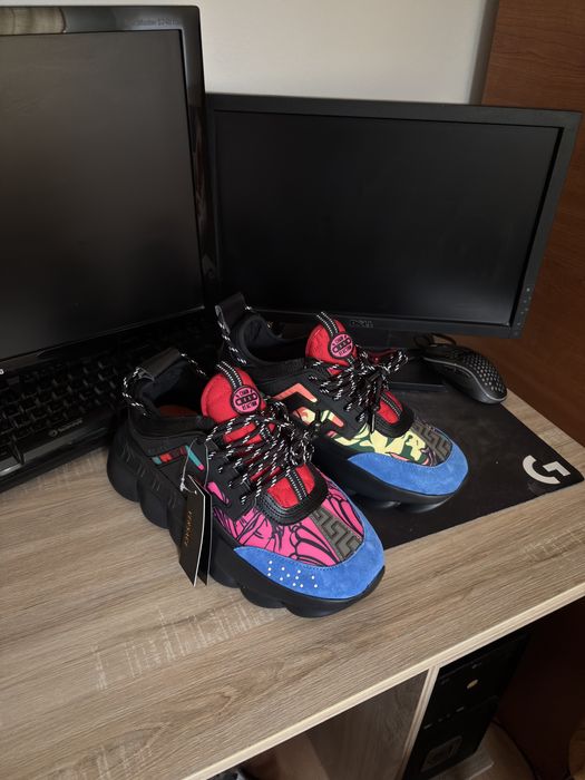 Versace Chain Reaction negru multicolor