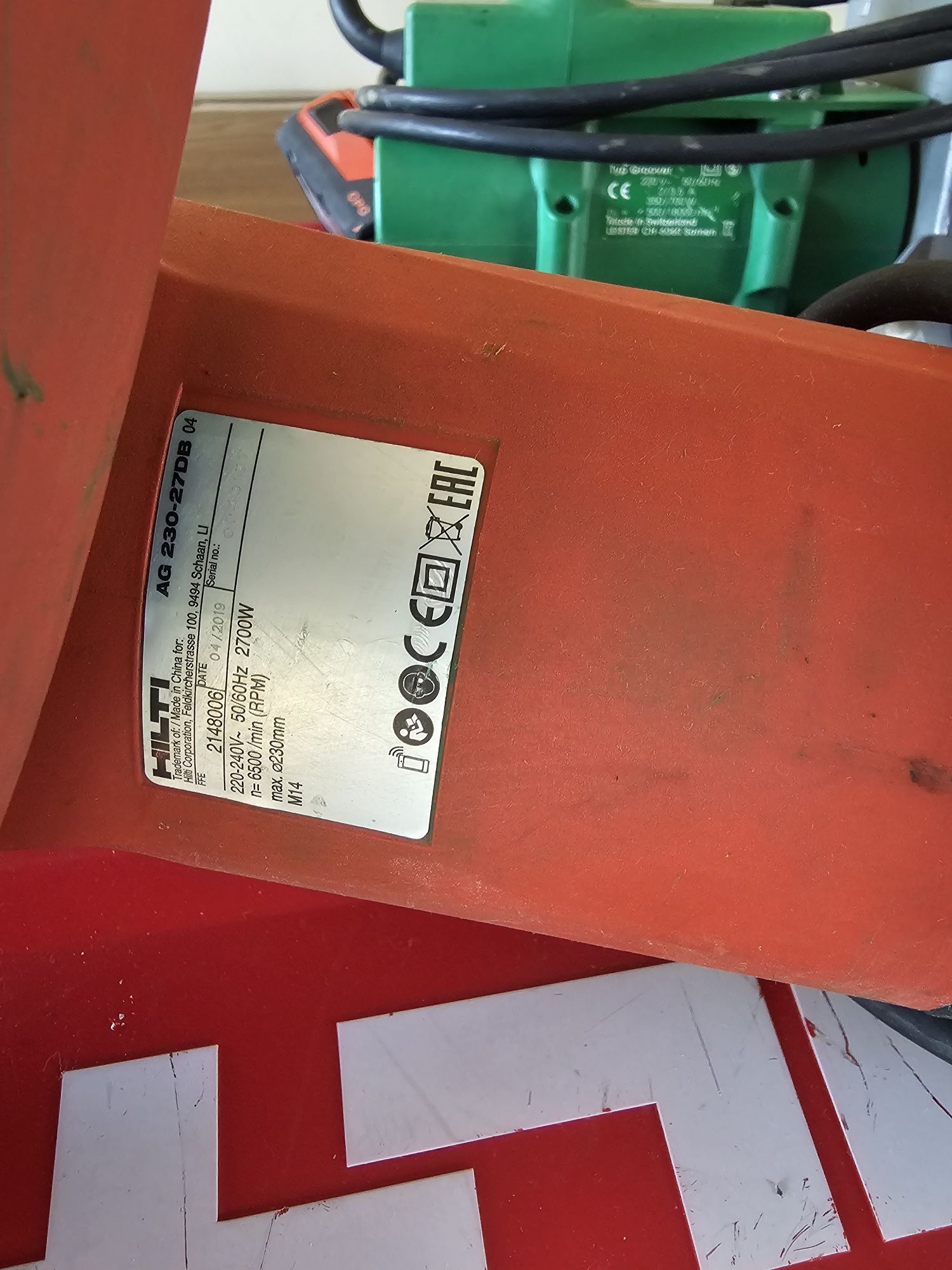 Flex Hilti AG 230-27db cu aspirare praf DC-EX 230