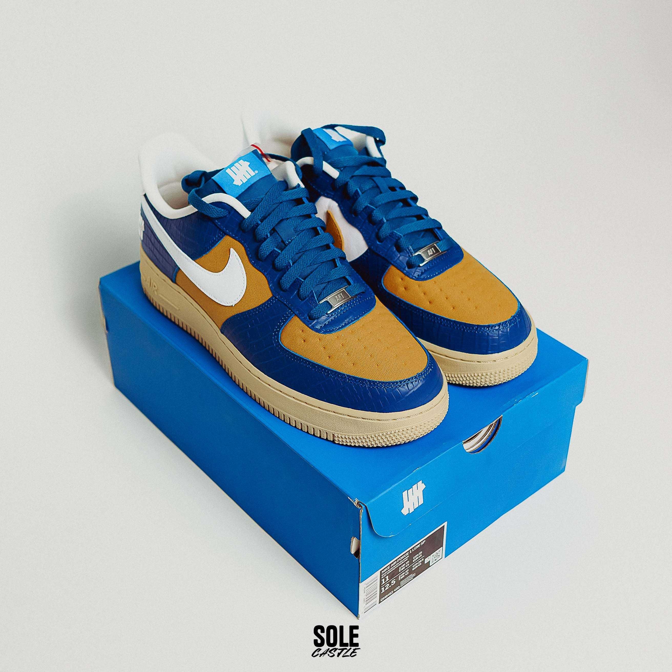 Nike Air Force 1 Low SP x Undefeated '5 On It Blue Yellow Croc’