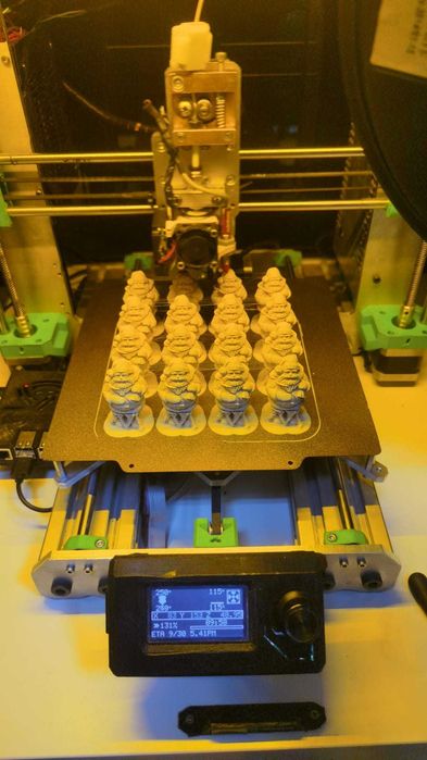 Decoratiuni 3D Print Mos Craciun Pictate Manual Olaf Far Handmade