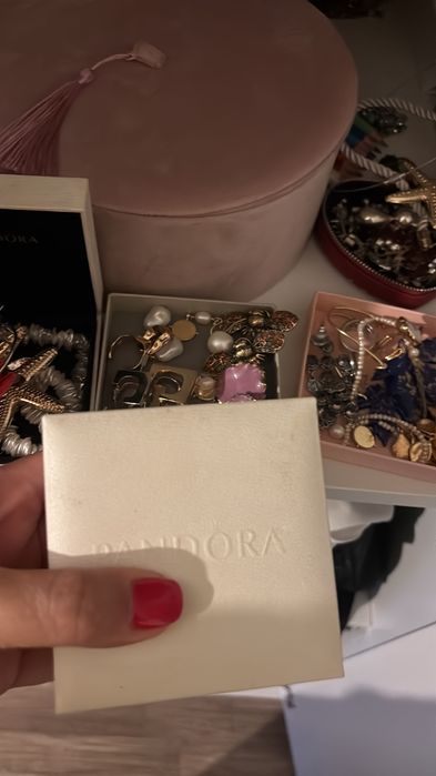 Bratara Pandora cu charm uri originală cu certificat,cutie, mărimea 18