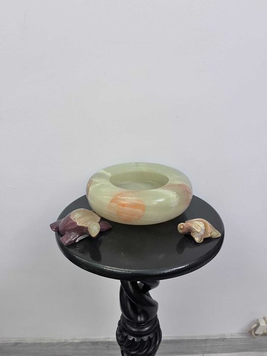 Set trei bibelouri statuete onix vechi bibelou