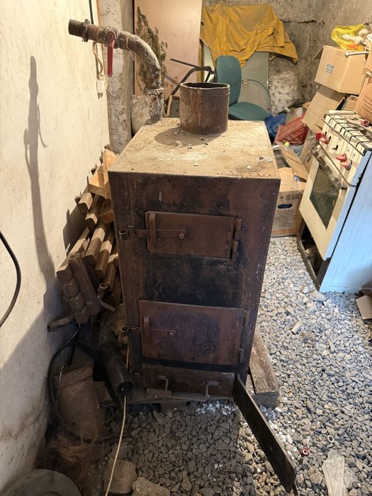 Печка для твердого топлива, угольная