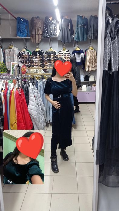 Велюр платье качество отличное