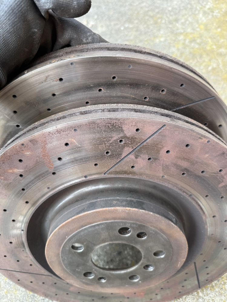 Set 2 discuri frână Sport Brembo Prime, ventilate si perforate 390mm