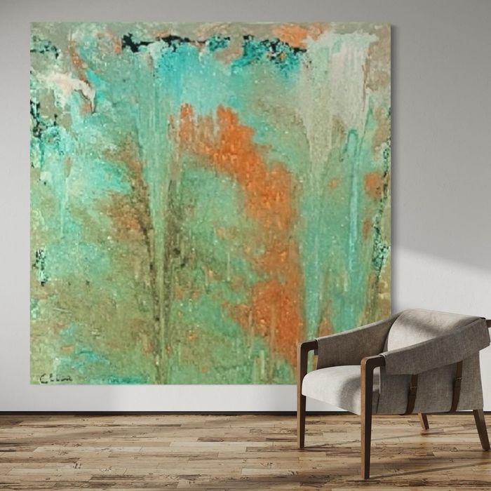 Tabloari acrylic pe panza (80/80cm)