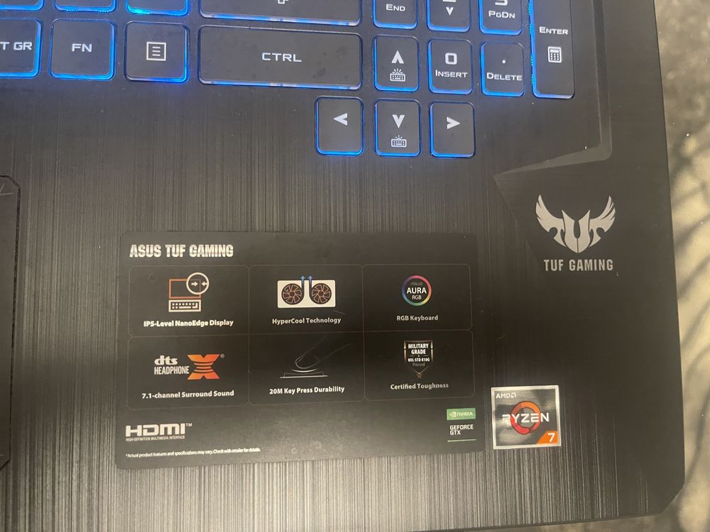 Laptop asus tuf gaming fx705