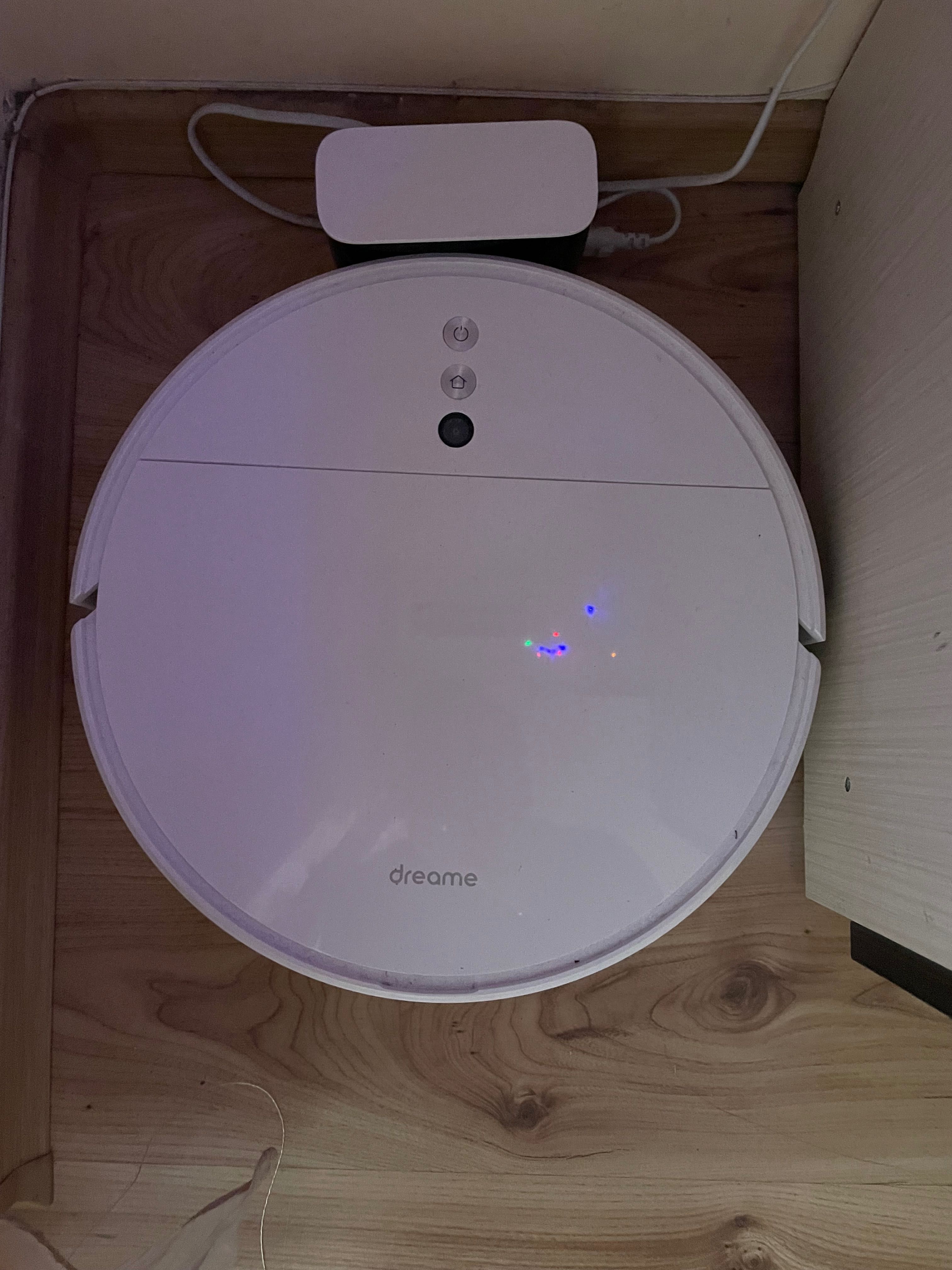 Робот прахосмукачка Dreame F9 Mop Max, 40 W, Батерия 5200mAH, Бял