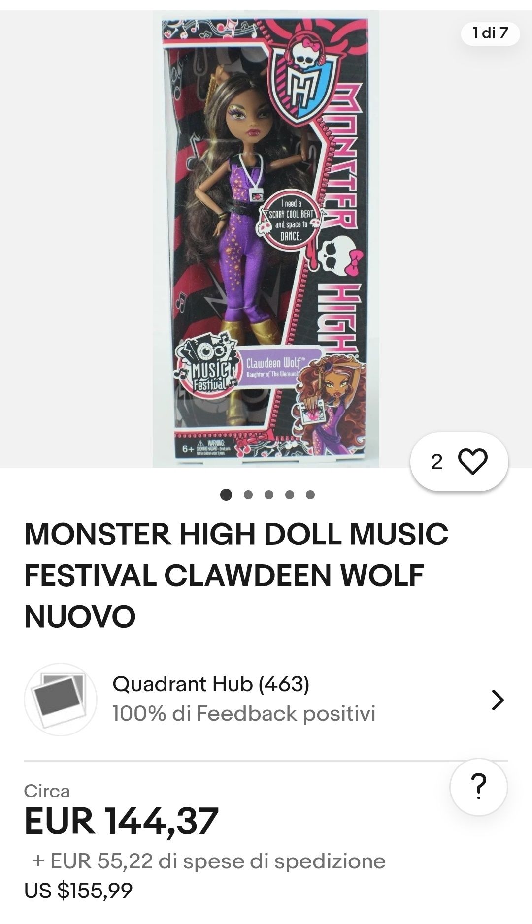 Лот Monster High mattel 2008г.