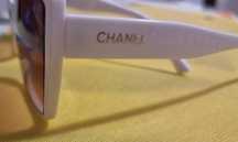 Ochelari de soare Chanel, albi