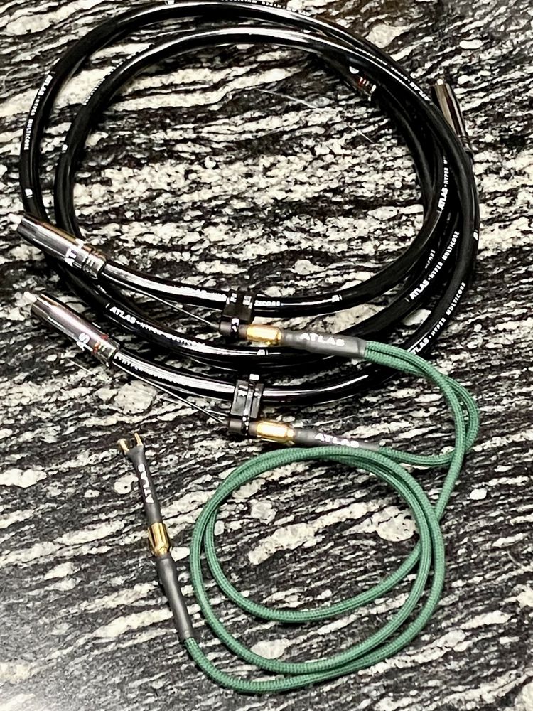 НОВ! Oригинален кабел ATLAS Hyper Ultra L RCA Grun Made in UK