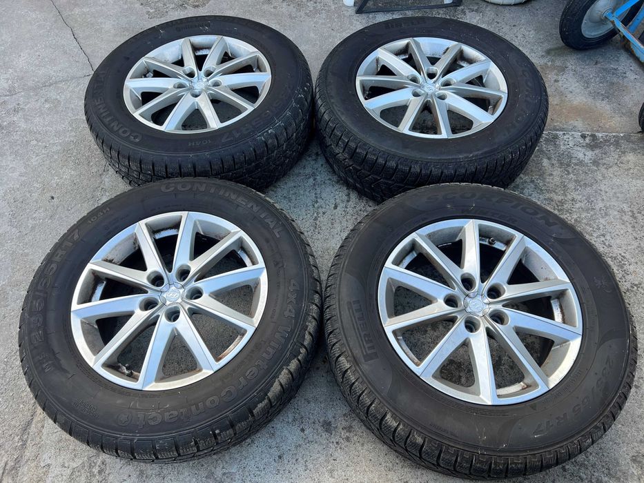 Джанти 7.0Jx17 ET47 5x114.3 с гуми 235/65/17 за Хюндай/Hyundai/Киа/Kia