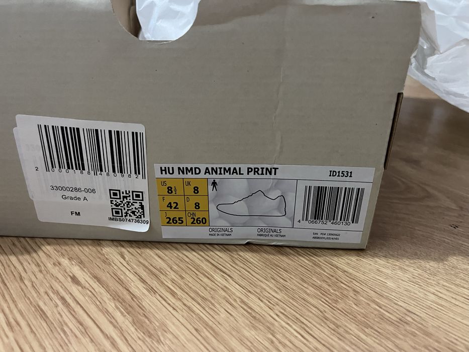 Adidas NMD Hu Pharrell Williams Animal Print