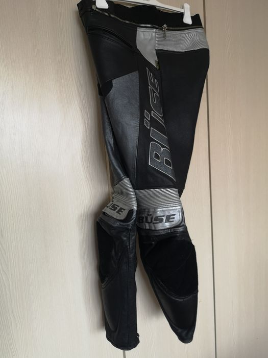 Pantaloni moto Buse fabricati din piele naturala motocicleta barbati