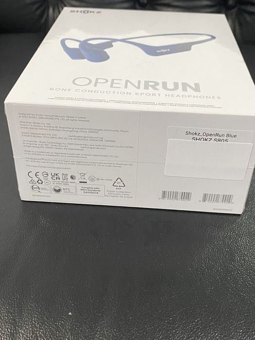 Casti Shokz OpenRun / Bone Conduction Sport Headphones