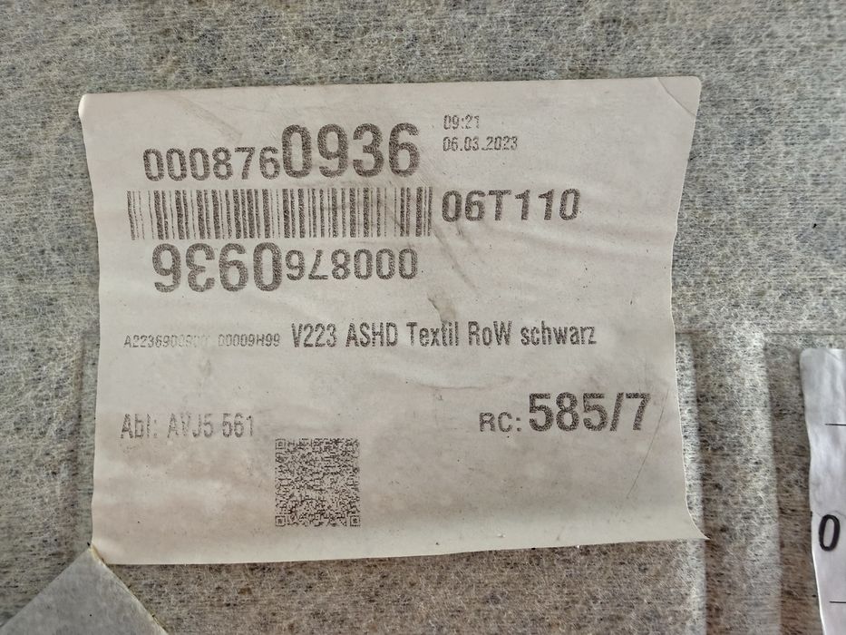 Мек таван за Mercedes W223