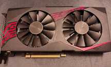 Видеокарту Asus rx570 8gb